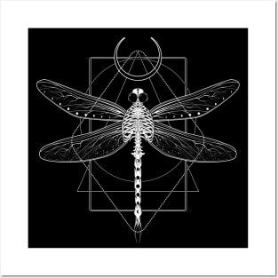 Magical cosmic dragonfly Posters and Art